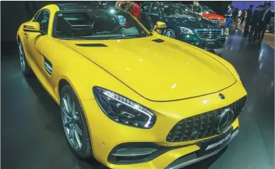  ?? PROVIDED TO CHINA DAILY ?? Mercedes Benz’ AMG models are seeing aggressive price cuts among luxury brands in the Chinese market.
