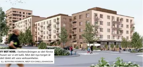  ?? ILL: BOTKYRKA KOMMUN, NREP OCH DINELLJOHA­NSSON ?? ● 74 ettor, 108 tvåor, 64 treor och 23 fyror.
●