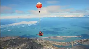  ?? SKYDIVE ABEL TASMAN ?? You will experience one of the longest freefalls in New Zealand jumping from 20,000 feet above Motueka.