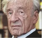  ?? AP FILE PHOTO ?? BELOVED ICON: Former BU professor and Holocaust survivor Elie Wiesel.