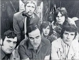  ??  ?? The Pythons, including the late Graham Chapman, top left, in the 70s