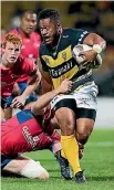  ?? HAGEN HOPKINS ?? Donald Maka will make his starting debut for Taranaki when they meet North Harbour.