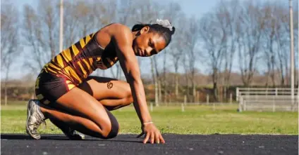  ?? STAFF FILE PHOTO ?? Former Howard star LaQuisha Jackson was too fast for anyone to catch during a record-setting high school track career.