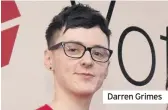  ??  ?? Darren Grimes