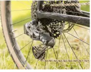  ??  ?? Below Cassette and mech are both SRAM Eagle