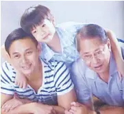  ?? Photo from Tootsy Angara’s Instagram account ?? Sen. Sonny Angara with son Manolo and father Ed Angara some 10 years ago.