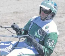  ?? JASON SIMMONDS/JOURNAL PIONEER ?? Marc Campbell drove Y S Lotus to the current track pacing record of 1:51.4 at Red Shores at Summerside Raceway in the 2016 Governor’s Plate.