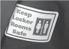  ?? TED S. WARREN/AP FILE ?? The U.S. is seeing a trend in legislatio­n prohibitin­g transgende­r people from using bathrooms and locker rooms consistent with their gender identity.