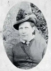  ?? ?? Amelia Jane Haszardwas one of the few survivors of the eruption ofmt Tarawera in 1886. She is buried at Purewa Cemetery.