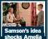  ?? ?? Samson’s idea shocks Amelia