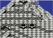  ??  ?? » [ZX Spectrum] Once suitably upgraded, Quazatron’s KLP-2 can ram opponents off the edges of the game’s playfields.