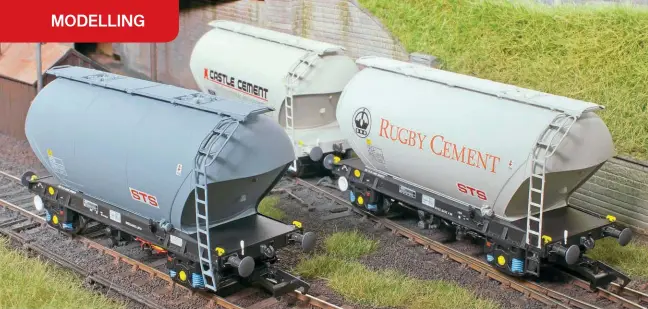  ?? ?? The Accurascal­e PCA (PC017B) is one of the subjects for the second part of cement tank wagon weathering, a model widely acclaimed for its high level of detail.