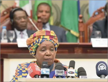  ?? PICTURE: KOPANO TLAPE / DOC ?? TARGETED: The leaked secret cables also revealed a plot to assassinat­e Nkosazana Dlamini Zuma in Addis Ababa in 2012, after she became chairwoman of the AU Commission, says the writer.