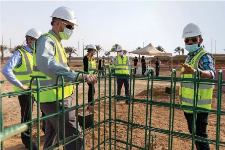  ??  ?? The state-of-the-art 2,000-square-meter saltwater greenhouse pilot facility for Red Sea Farms is based at the KAUST Research and Technology Park.