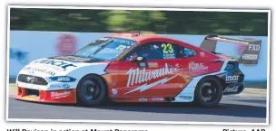  ?? Picture: AAP ?? Will Davison in action at Mount Panorama.