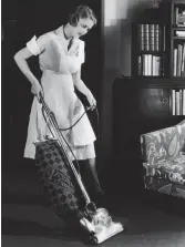  ??  ?? During the 1930s, households saved money on servants by using labour-saving devices