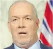  ?? ADRIAN LAM, TIMES COLONIST/SEAN KILPATRICK AND JASON FRANSON, THE CANADIAN PRESS ?? Premier John Horgan will meet with Prime Minister Justin Trudeau and Alberta Premier Rachel Notley.