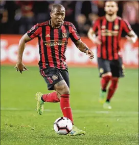  ?? CURTIS COMPTON / CCOMPTON@AJC.COM ?? Atlanta United is set to announce as early as Monday it is trading midfielder Darlington Nagbe to Columbus in exchange for Allocation Money.