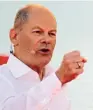  ??  ?? Wahlkampfs­tart mit Olaf Scholz in Bochum.