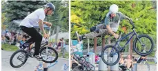  ?? FOTO: SIMON SCHNEIDER ?? Gewagte Sprünge und Stunts sind beim BMX Männle in Tuttlingen am Wochenende vom 5. bis 7. August zu sehen.