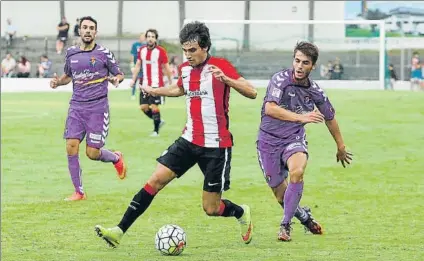  ?? FOTO: MIREYA LÓPEZ ?? Otro test ante los de Pucela El Valladolid se medirá al Athletic en Las Llanas, un duelo que se ha repetido varios veranos