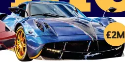  ??  ?? Fleet: The couple bought Ferrari Speciale and, right, Pagani Huayra