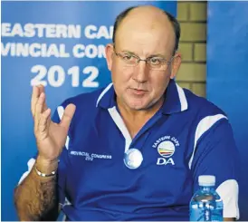  ?? /File picture ?? Under attack: Nelson Mandela Bay mayor Athol Trollip is expecting to face a new motion of no confidence against him soon.