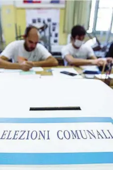  ?? ?? Urne L’8 e il 9 giugno si voterà anche per i Comuni, tra cui tre capoluoghi