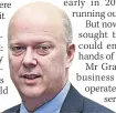  ??  ?? QUIT CALLS Chris Grayling