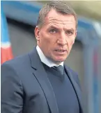  ??  ?? Leicester boss Brendan Rodgers