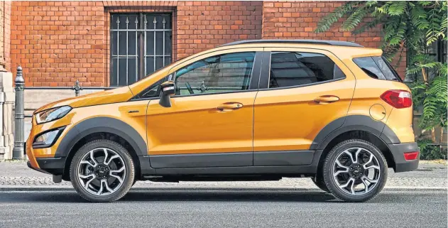  ??  ?? Ford’s EcoSport Active has been designed and engineered primarily for the European market.