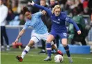  ??  ?? Manchester City and Chelsea are among the Women’s Super League teams attached to Premier League clubs. Photograph: Anna Gowthorpe/BPI/REX/Shuttersto­ck