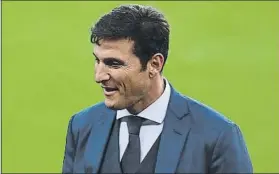  ?? FOTO: MANEL MONTILLA ?? Javier Zanetti es el actual vicepresid­ente del Inter de Milán