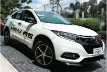  ??  ?? HR-V’s changes in its fascia are evident.