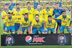  ??  ?? LAS PALMAS. Empató con un gol de Araujo en el tramo final.