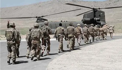  ?? Photo: Archives LW ?? Retrait dans la douleur: L'interventi­on en Afghanista­n a tué 2.349 soldats américains.