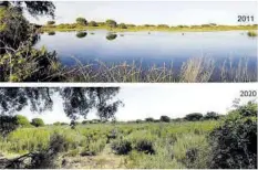  ?? CSIC ?? Laguna desecada por la sequía en Doñana.