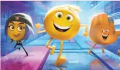  ?? Columbia Pictures ?? They come alive: “The Emoji Movie.”