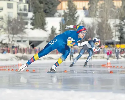  ?? LAUSANA202­0 ?? Diego Amaya se quedó con la medalla de plata en la prueba Mass Start de los Juegos Olímpicos de Invierno de la Juventud.