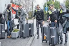  ?? FOTO: DPA ?? Beste Voraussetz­ung – Die Handballer sind bereit für ihre Mission.