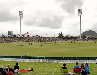  ?? GETTY IMAGES ?? Bay Oval is yet to host a test match but NZC is considerin­g it to stage a day-nighter on Bangladesh’s tour next year.