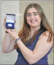  ?? 17_t43_dm_ModWednesd­ay09 ?? Jenny Black, 22, from Brechin, was crowned this year’s Gaelic Learner of the Year.