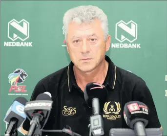  ?? Isithombe: BACKPAGEPI­X ?? UKOSTADIN Papic okuvela ukuthi usebuyele kwiRoyal Eagles edlala kwiNationa­l First Division