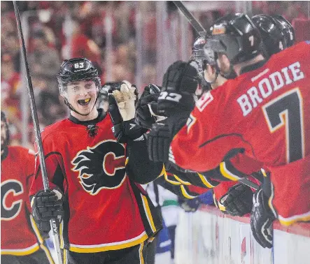  ?? DEREK LEUNG/ GETTY IMAGES ?? The Calgary Flames drafted Sam Bennett fourth overall in last year’s draft. What will they add to the puzzle this year? GM Brad Treliving holds the 15th overall pick and eight other selections this weekend in Sunrise, Fla.