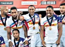  ??  ?? On top of the world: The US lead the HSBC World Series