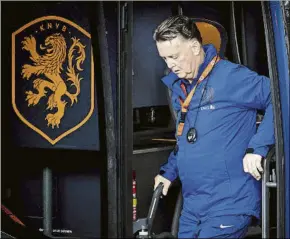  ?? FOTO: EFE ?? Louis van Gaal, selecciona­dor neerlandés, espera estar en la próxima ‘Final Four’