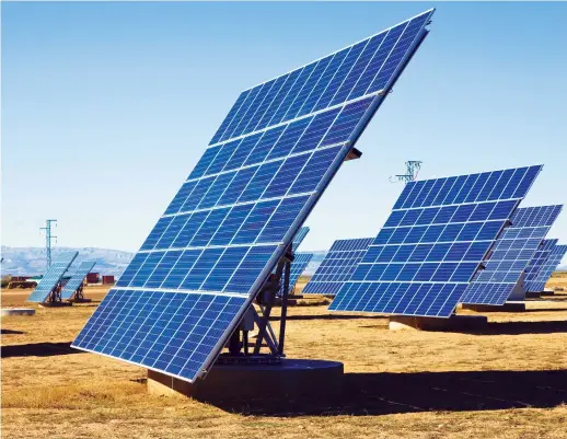  ?? Shuttersto­ck/ File ?? SWPC said Jubail 3B will also include a 60 MW peak capacity solar photovolta­ic facility — the largest inhouse solar capability for a desalinati­on plant in the Kingdom.