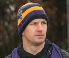  ??  ?? Wexford ladies’ football manager Anthony Masterson who will lead his side into Sunday’s National League semi-final against Roscommon.