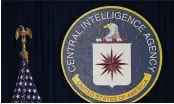  ?? CAROLYN KASTER — THE ASSOCIATED PRESS FILE ?? The seal of the Central Intelligen­ce Agency at CIA headquarte­rs in Langley, Va.