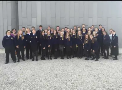  ??  ?? Spanish Fork FFA had 39 students compete in 12 different competitio­ns at the State Career Developmen­t Events.